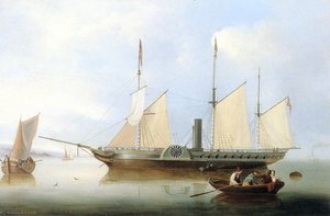 Unicorn In Salem Harbor — Fitz Henry Lane