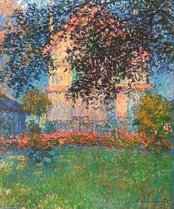 Kunstnerens Hus I Argenteuil — Claude Monet