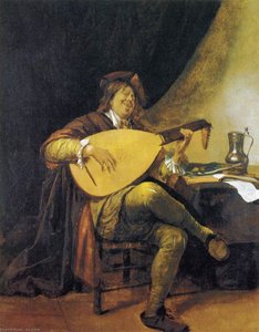 Self-portrait As A Lutenist — Jan Havickszoon Steen