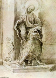 St Dorothy With The Basket Of Flowers — Matthias Grünewald