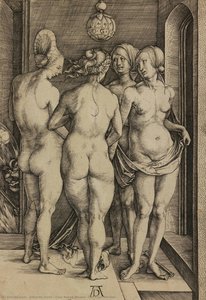 Four Naked Women (the Four Witches) — Albrecht Dürer