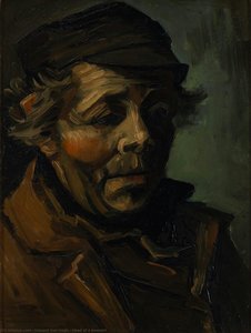 Head Of A Peasant — Vincent Van Gogh, Impressionistic Realism