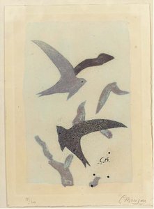 Gestrichelte Worte — Georges Braque