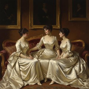The Gilded Lineage: A Study In Ivory And Grace — Marc Duvallier