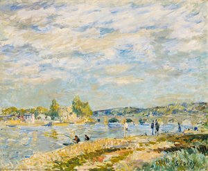 Bridge At Serves — アルフレッド・シスレー, Impressionism