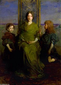 Virgin Enthroned — Abbott Handerson Thayer