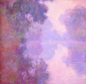 Ujutõhine Hommik Seine'il — Claude Monet