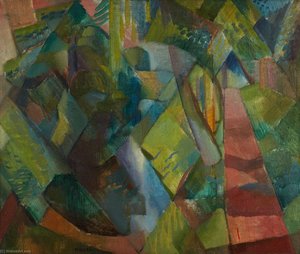 Trees On The Tyne, Haddington — Sir William George Gillies