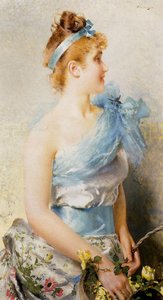 A Spring Beauty — Vittorio Matteo Corcos