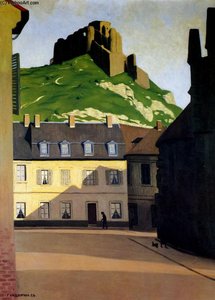 The Strong Castle And The Place Of Andelys — Félix Vallotton