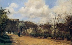 Primavera A Louveciennes — Camille Pissarro