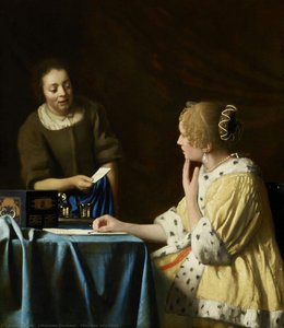 Mistress And Maid — Johannes Vermeer