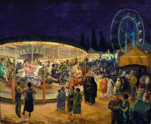 Travelling Carnival, Santa Fe — John French Sloan