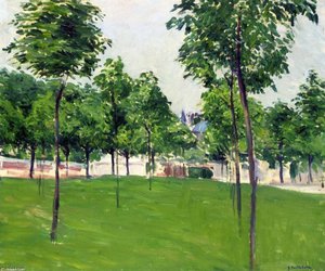 Promenade In Argenteuil — Gustave Caillebotte
