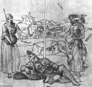 The Knight's Dream (study) — Raphael