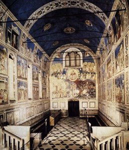 The Chapel Viewed Towards The Entrance — Giotto Di Bondone