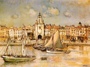 View Of La Rochelle — Jean-françois Raffaelli