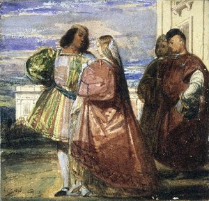 Venetian Drive — Richard Parkes Bonington