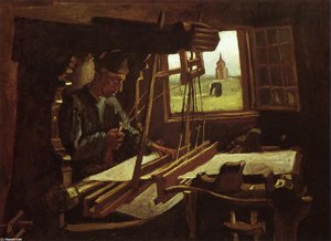 Weaver Near An Open Window — Vincent Willem Van Gogh