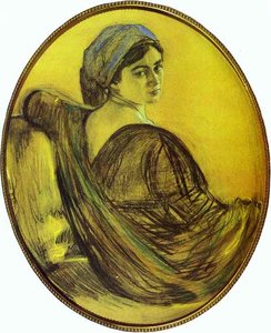 Portrait Of Henrietta Girshman — Valentin Alexandrovich Serov