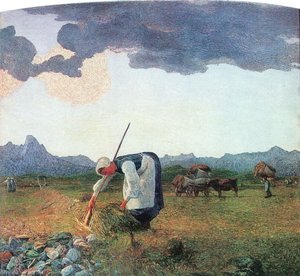 La Raccolta Del Fieno — Giovanni Segantini