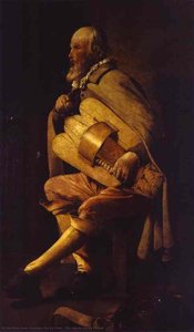 The Hurdy-gurdy Player — Georges De La Tour