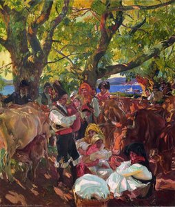 Galicia, Die Pilgerfahrt (auch Bekannt Als Der Viehmarkt, Galicien) — Joaquín Sorolla Y Bastida