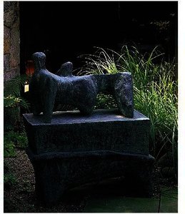 Reclining Figure With Pedestal — Henry Moore