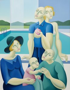 Serene Blue Shadows: A Singular Meditative Study Of Form And Eternal Stillness — Marion Delorme
