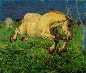 Cavallo Al Galoppo (also Known As Running Horse) — Giovanni Segantini