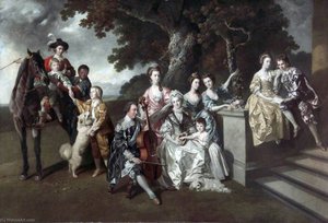 The Family Of Sir William Young — Johann Zoffany