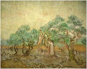 Olive Picking 5 — Vincent Van Gog, Post-impressionism