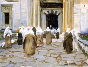 Puerta De Una Mezquita — John Singer Sargent