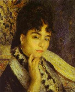 Portrait Of Mme. Alphonse Daudet — Pierre-auguste Renoir