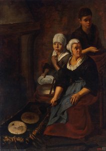Baking Of Flat Cakes — Bartolomé Esteban Murillo
