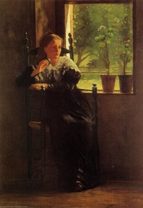 At The Window — وينسلو هومر, Contemporary Realism