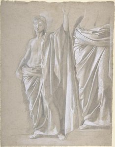 Studie Einer Umhängten Figur — Hilaire-germain-edgar Degas