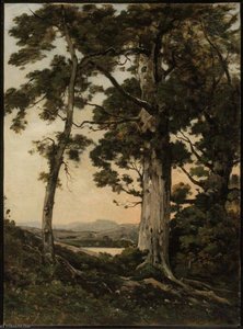 Evening At Saint Privé — Henri-joseph Harpignies