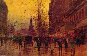 The Place De La Republique, Paris — Edouard Cortès