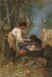 A Gipsy Cook — Charles Gustav Louis Phillips