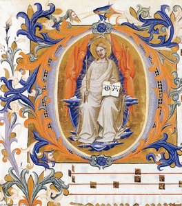 Antiphonary (cod. Cor. 1, Folio 102) — Lorenzo Monaco