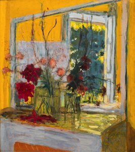 Flowers On A Fireplace In Clayes — Jean-édouard Vuillard