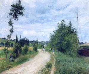 Az Auvers Útja, Pontoise — Pissarro