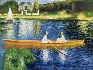 The Skiff - Pierre-auguste Renoir