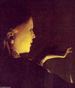The Dream Of St Joseph (detail) — Georges De La Tour