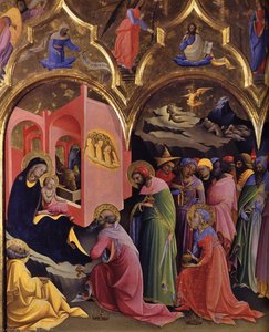 Adoration Of The Magi (detail) — Lorenzo Monaco