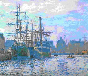 Havre, Bassinový Obchod — Claude Monet