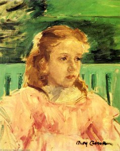Studio Per Augusta Che Legge Alla Sua Figlia — Mary Stevenson Cassatt