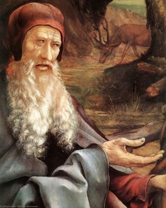 St Anthony (detail) (8) — Matthias Grünewald