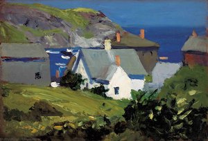 Monhegan Houses, Maine — Edward Hopper